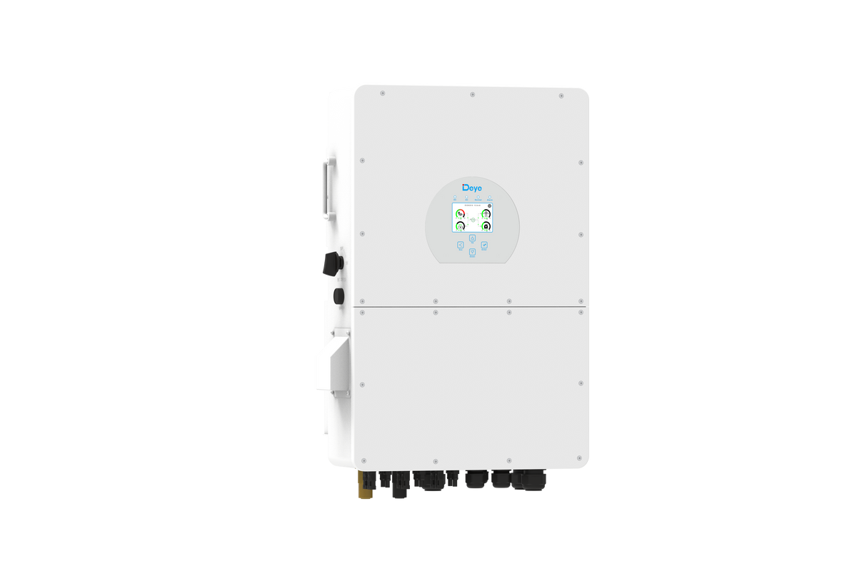 Deye SUN-25K-SG02HP3-EU-AM3 25 kW Hybrid-Wechselrichter – 3-phasig Hochvolt, 3 MPPT – Herstellerabbildung der Baureihe