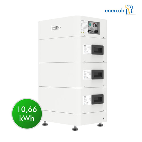 Dyness Tower T10 10,66 kWh Hochvolt-Batteriesystem mit drei HV9637-Modulen und Batteriesteuerung