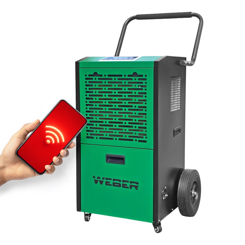 WEBER HACD-90F WiFi Bautrockner – 90 l/Tag