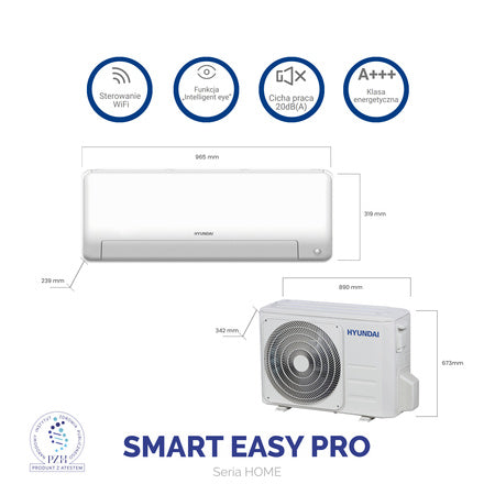 Hyundai Smart Easy Pro HRP-M18SEPI/M18SEPO Split 5,3 kW