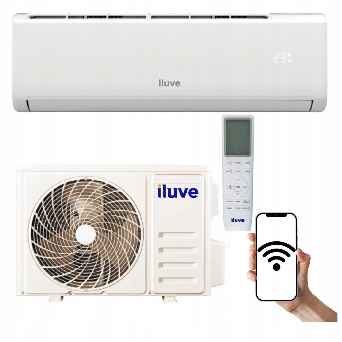 iLuve TDAC-09CHSD 2.6kW Klima Split Set